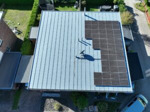 Photovoltaikanlage auf einem Einfamilienhaus